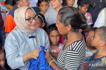 Menteri PPPA Arifah sebut penanganan korban erupsi cerminkan nilai Pancasila