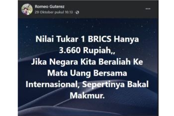 Brasil umumkan Indonesia sah menjadi anggota baru BRICS