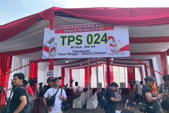 Megawati akan salurkan hak pilihnya di TPS 024 Kebagusan Jakarta Selatan