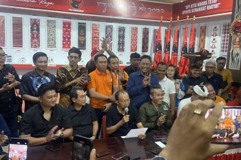 Wayan Koster deklarasi keunggulan sementara dengan 61 persen suara