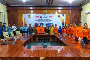 Indonesia-Singapura latihan SAR kecelakaan penerbangan di Natuna