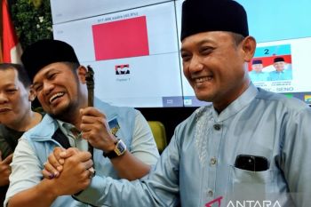 Rudy-Seno klaim hasil hitung cepat sebagai kemenangan rakyat Kaltim