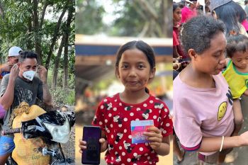 Indosat kembali salurkan bantuan untuk korban erupsi Lewotobi