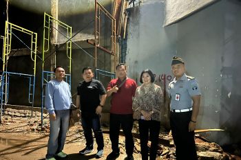 Kadivpas Kaltimtara Tinjau Pembangunan Tembok di Lapas Tarakan