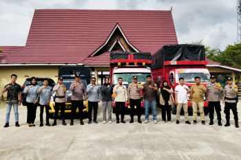 Polsek Bengkalis kawal pergeseran logistik Pilkada 2024