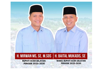 Mirwan dan Baital Mukadis raih suara tertinggi hasil real count KPU di Pilkada Aceh 2024