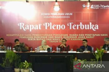 KPU Karawang tetapkan Aep-Maslani raih suara terbanyak Pilkada 2024