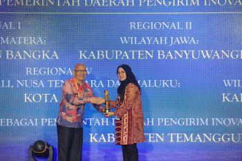 Banyuwangi kembali ditetapkan sebagai Kabupaten Terinovatif IGA 2024