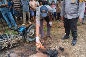 Polisi masih selidiki kematian guru yang dibakar di Kampar
