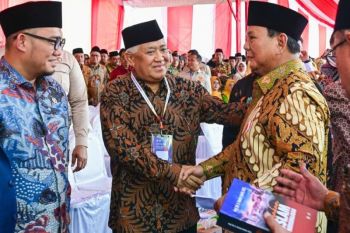 Prabowo sebut Din Syamsuddin sebagai kawan lama waktu muda