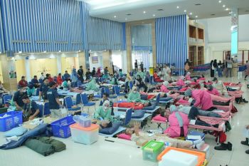 Donor Darah di Kilang Pertamina Cilacap kumpulkan 1.182 kantong darah