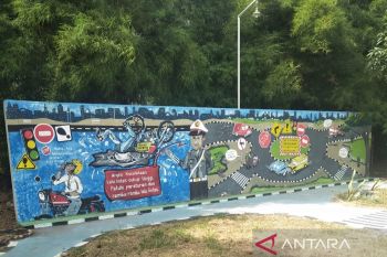 Desa Tanah Merah OKU Timur jadi  Kampung Tertib Berlalulintas