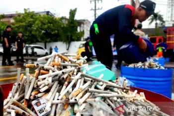 Bea cukai Makassar gagalkan peredaran 168 ribu batang rokok ilegal