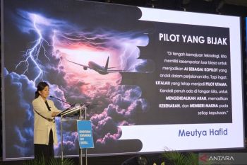 Menkomdigi Meutya minta generasi muda jaga "critical thinking" manfaatkan AI