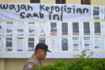 Unjuk rasa hari HAM internasional di Padang