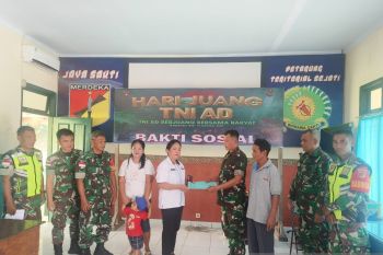 Kodim 1312/Talaud lakukan pembuatan akta kelahiran gratis