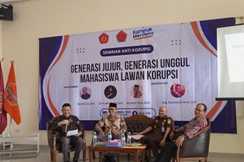Hima Administrsi Bisnis UTB gelar seminar anti korupsi