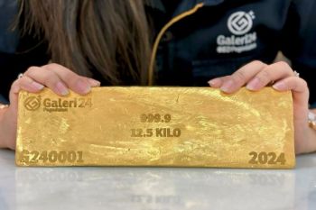 Harga emas Antam, UBS, dan Galeri24 di Pegadaian Selasa merangkak naik