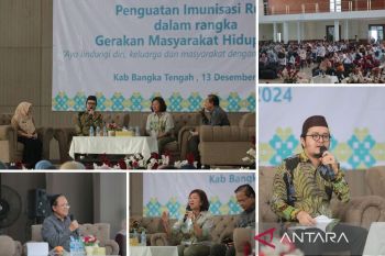 Bangka Tengah gencarkan sosialisasi penguatan imunisasi rutin