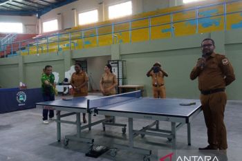 Disparbudpora Mimika gelar kejuaraan tenis meja piala Bupati Cup 2024