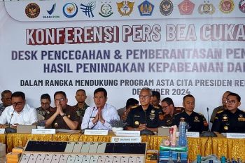 DJBC: Penindakan kasus penyeludupan 2024 meningkat 6,12 persen