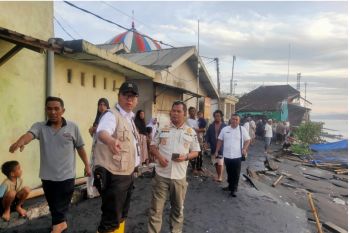 Sebanyak 166 rumah warga Ampenan Mataram terdampak banjir rob