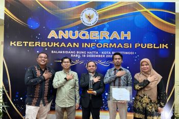 KPU Sawahlunto buktikan sukses berkomitmen pada keterbukaan informasi publik