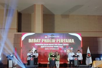 KPU Barsel laksanakan debat pertama kandidat paslon bupati dan wakil bupati