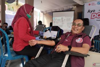 Paguyuban Sinarmas Sumsel gandeng puluhandisabilitas lakukan donor darah