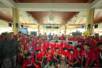 Berhasil Juarai Piala Soeratin U-15 tahun 2024, Kedatangan Josal FC Piaman disambut Meriah Pemprov Sumbar