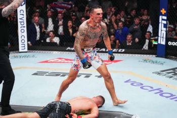 Pertarungan Holloway lawan Justin cetak KO terbaik UFC 2024