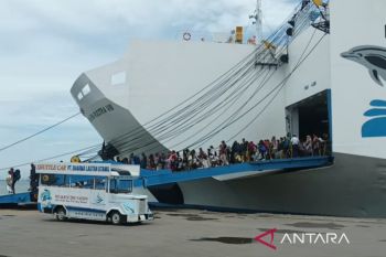Belasan kapal layani lonjakan penumpang di Pelabuhan Tanjung Perak