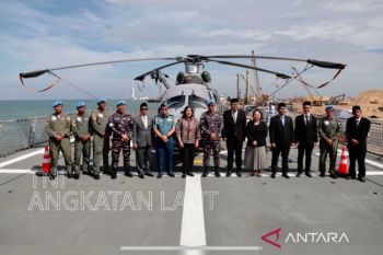 Dari Kolombo, Satgas MTF TNI Lebanon lanjut berlayar menuju Salalah