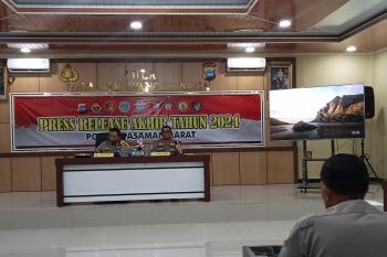 Polres Pasaman Barat tangani 819 perkara selama 2024