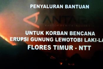 LKBN Antara peduli dan bantu korban erupsi Gunung Lewotobi