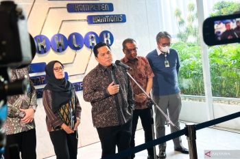 Menteri BUMN Erick sebut merger Garuda Indonesia-Pelita masuk peta