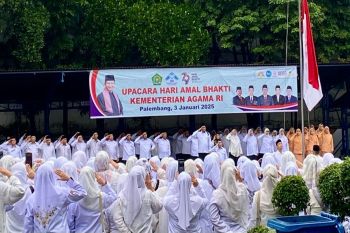 UIN Raden Fatah Palembang gelar upacara Hari Amal Bakti Kemenag Ke-79