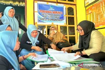 Dinkes Gorontalo lakukan pemantauan dan pembinaan posyandu