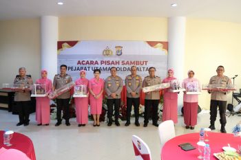 Acara Pisah Sambut Pejabat Utama Polda Kaltara Yang Mengalami Rotasi Jabatan