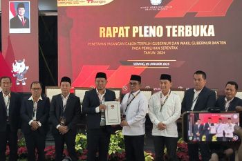 Andra-Dimyati ditetapkan sebagai Gubernur-Wagub Terpilih Banten