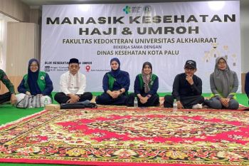 Fakultas Kedokteran Unisa-Palu gelar manasik kesehatan haji