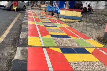 Pemkot Bandarlampung pastikan trotoar keramik diganti dengan bahan granit