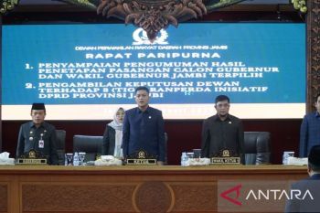 DPRD Jambi sahkan Haris-Sani sebagai Gubernur dan Wagub Terpilih