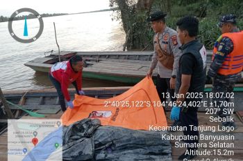 Polisi tangani  temukan jasad wanita di perairan Banyuasin