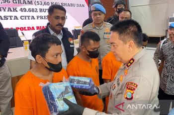 53 kg sabu dan 49 ribu ekstasi jaringan internasional gagal beredar di Riau