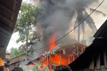 Satu unit rumah papan di Pasaman ludes terbakar, seorang batita dilaporkan meninggal