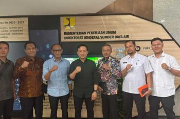 Pj Bupati Pringsewu sampaikan usulan normalisasi jaringan irigasi ke kementerian PUPR