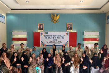 Mahasiswa KKN Unram gelar pemeriksaan hemoglobin gratis untuk ibu hamil di Aikmel Utara