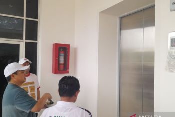 Elevator Siring Menara Pandang Kota Banjarmasin Siap Beroperasi