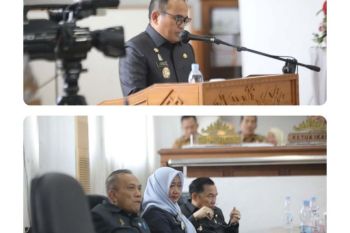 Wabup Lampung Tengah hadiri rapat paripurna pembahasan raperda